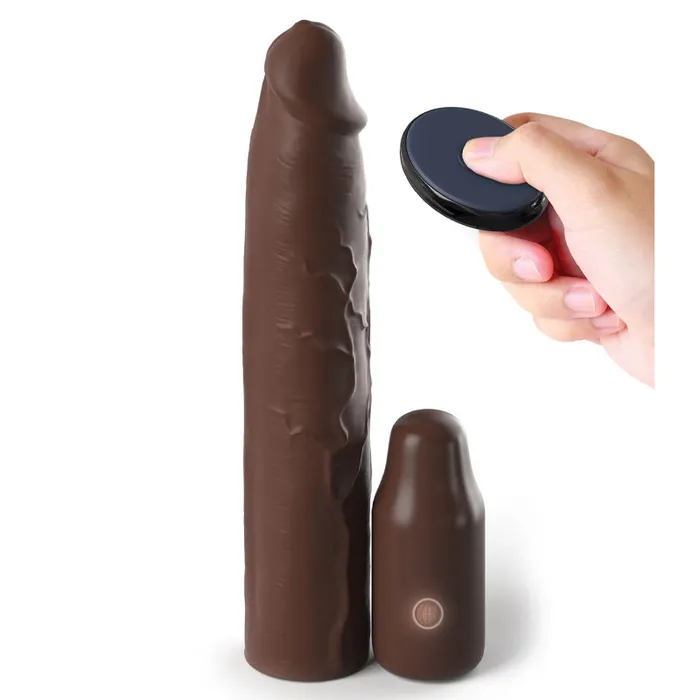 Pipedream Fantasy X-tensions Elite Sleeve  Vibrating Extender With Remote | Male Sex Toys