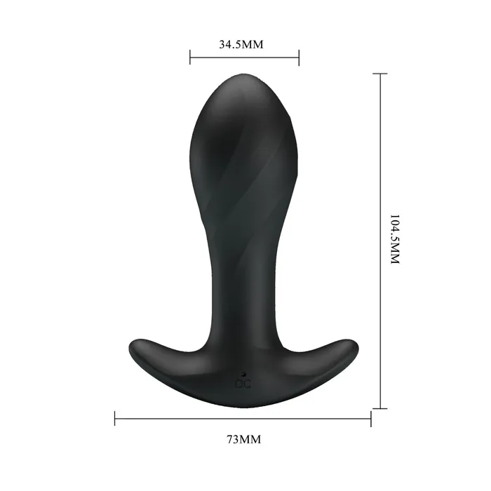 Pretty Love Anal Plug Massager Black | Pretty Love Anal