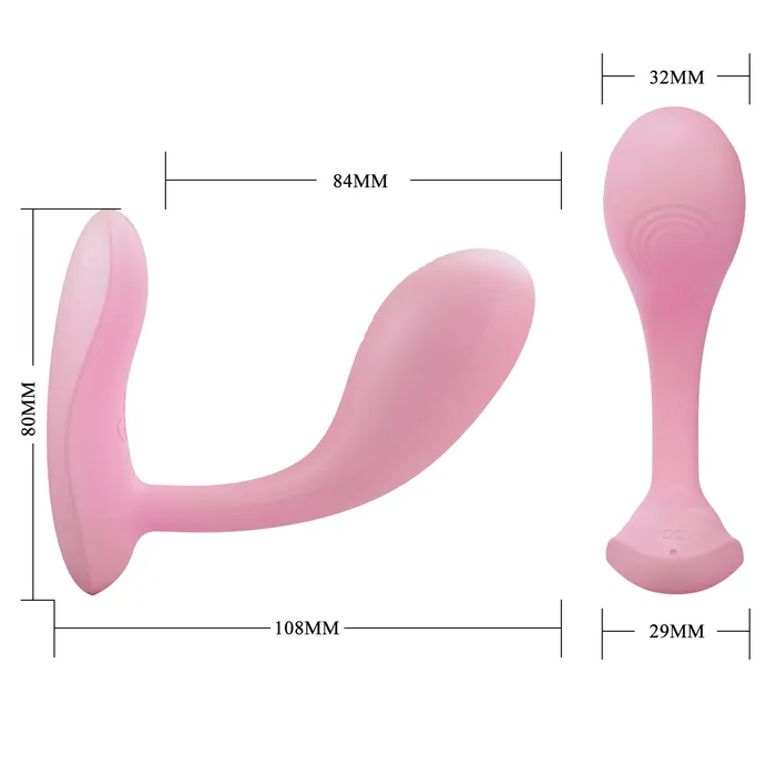 Pretty Love Doppio Stimolatore Vaginale Clitorideo controllabile a qualsiasi distanza con APP Mobile | Vibrators