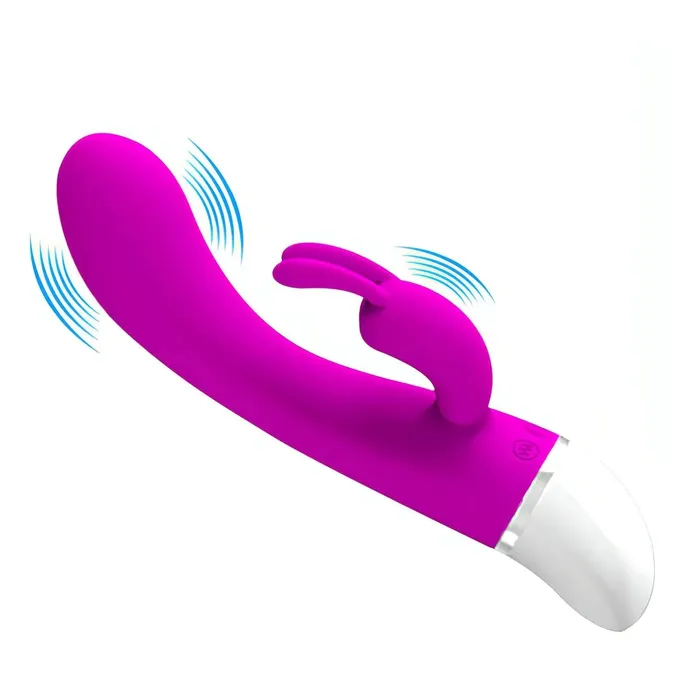 Pretty Love Female Sex Toys | Freda Vibratore Rabbit con 30 diversi programmi di vibrazione - Silicone Medicale