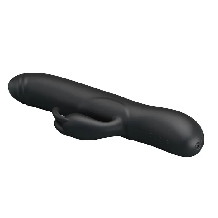 Pretty Love Female Sex Toys | Vibratore Rabbit rotante e vibrante - Silicone, Nero