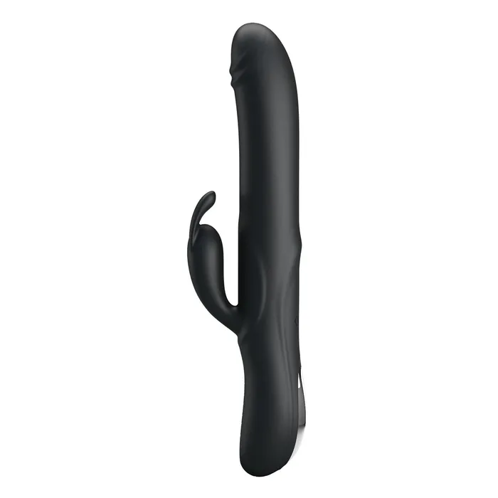 Pretty Love Female Sex Toys | Vibratore Rabbit rotante e vibrante - Silicone, Nero