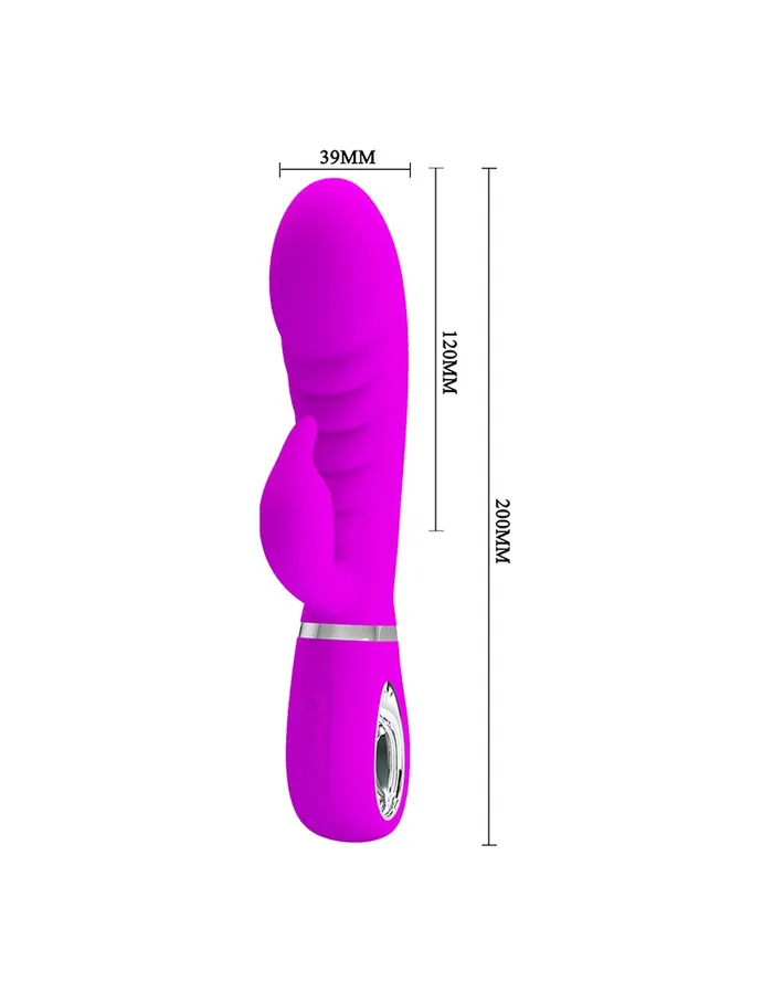 Pretty Love - Prescott - Rabbit Vibrator - Dubbele Motor - Dieproze | Pretty Love Vibrators