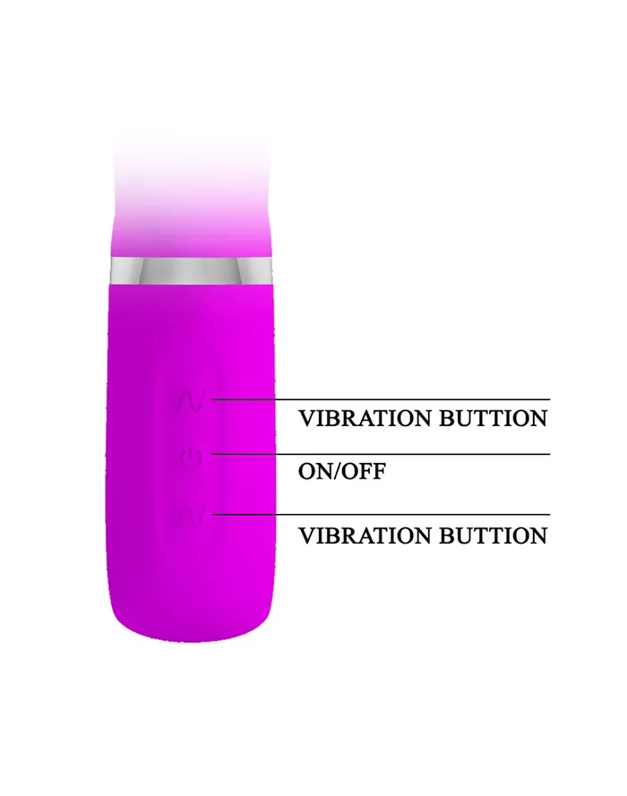 Pretty Love - Prescott - Rabbit Vibrator - Dubbele Motor - Dieproze | Pretty Love Vibrators