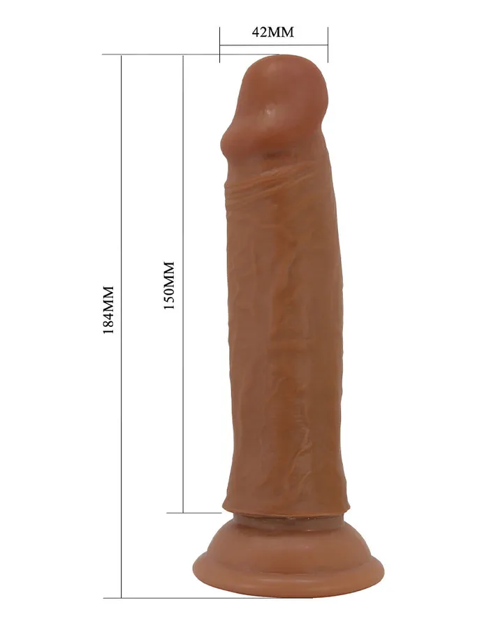 Pretty Love - Quentin - Sliding Skin Realistische Dildo - 18,4 cm - Lichte Huidskleur | Pretty Love Vibrators