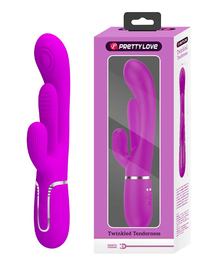 Pretty Love - Shania - Kloppende Rabbit Vibrator - Dieproze | Pretty Love Vibrators