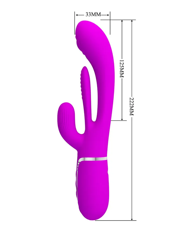 Pretty Love - Shania - Kloppende Rabbit Vibrator - Dieproze | Pretty Love Vibrators