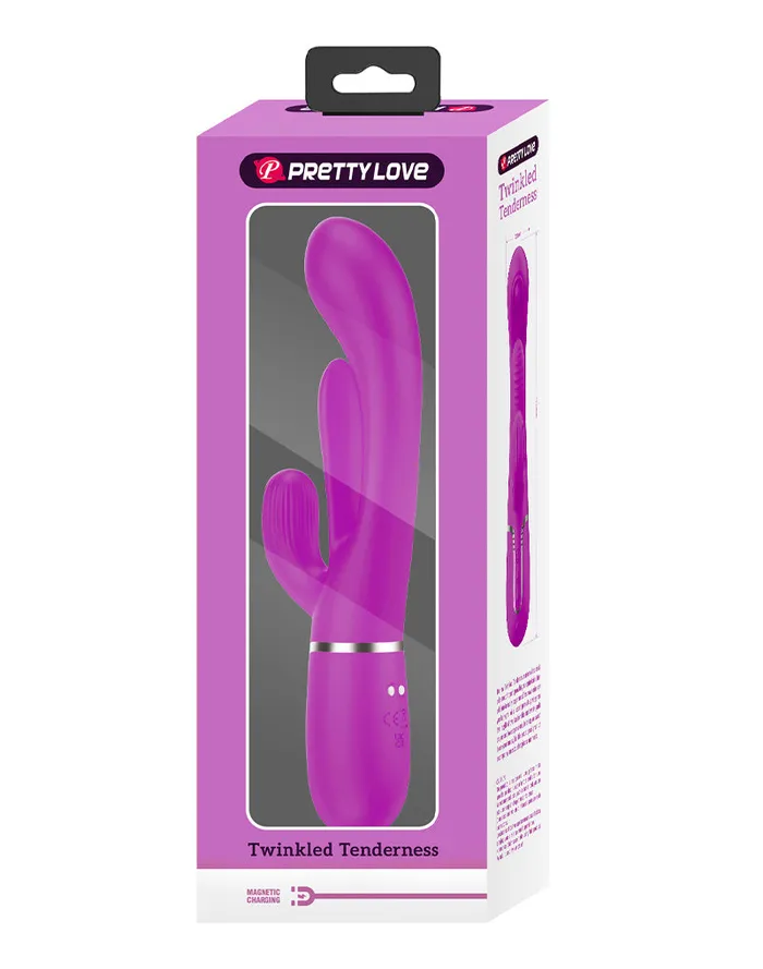 Pretty Love - Shania - Kloppende Rabbit Vibrator - Dieproze | Pretty Love Vibrators