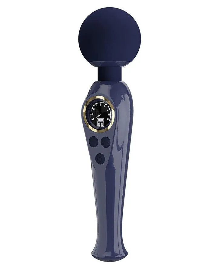 Pretty Love - Skyler - Wand Vibrator - Met LCD Display - Donkerblauw | Pretty Love Vibrators