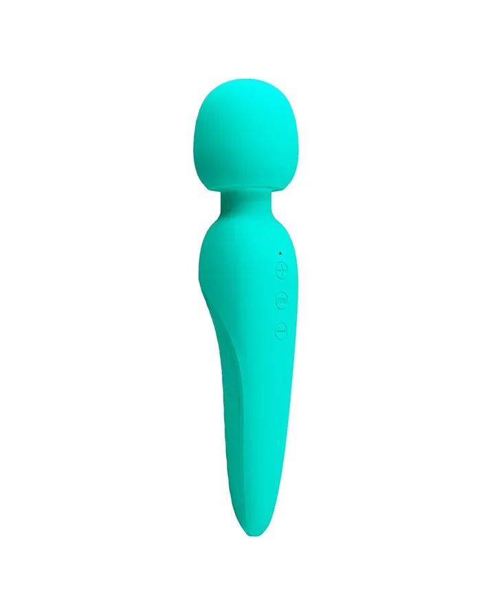 Pretty Love Vibrators | Pretty Love - Meredith - Wand Vibrator - 12 Standen - Waterproof - Turquoise