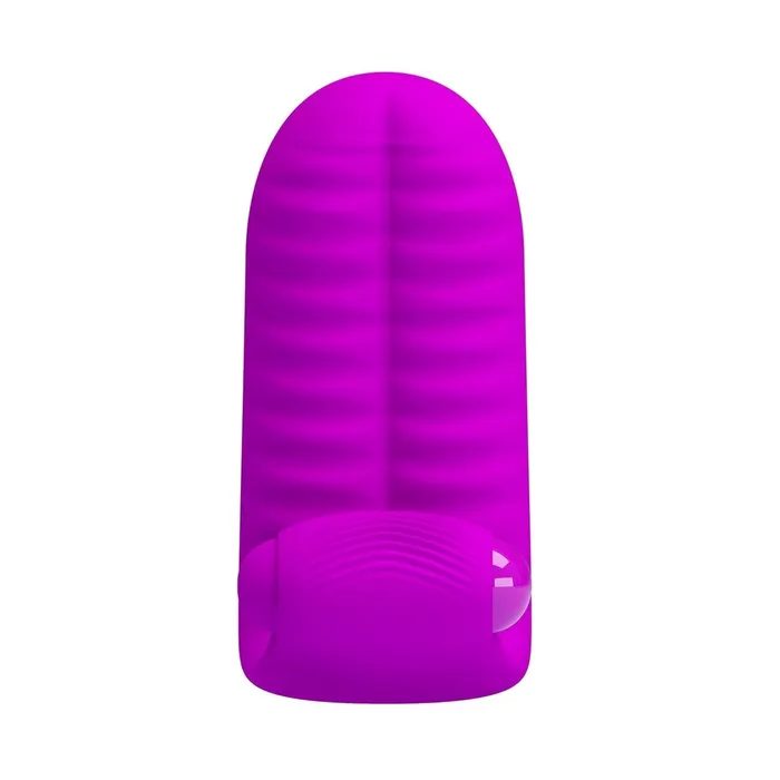 Pretty Love Vibrators | Vibratore DOPPIO da dita con stimolatore clitorideo - Viola