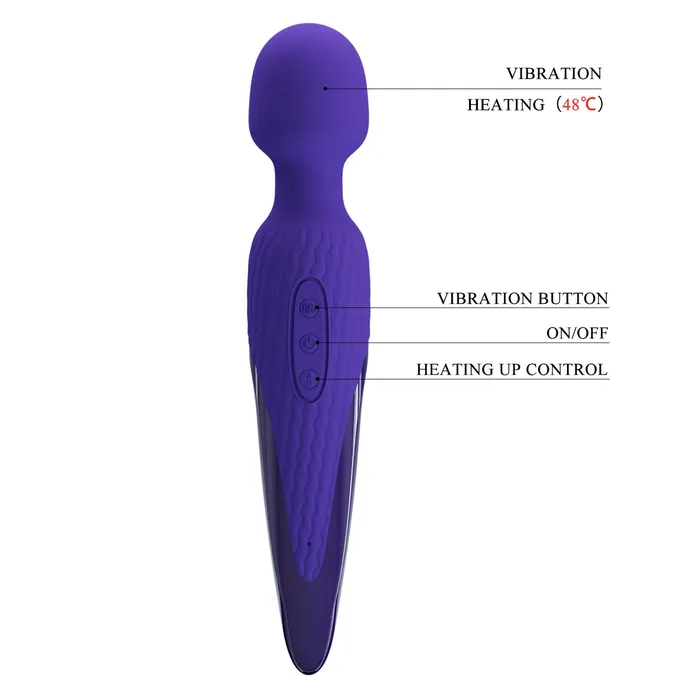 Pretty Love Vibrators | Wanachi Riscaldabile fino a 48°C dotato di 7 diverse modalità di vibrazione - Ricaricabile