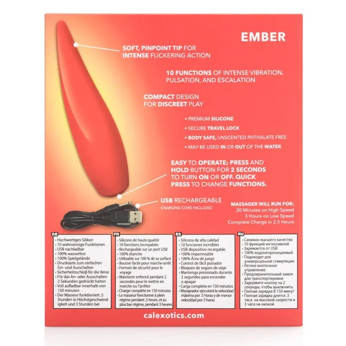 Red Hot Clitoral Stimulator | California Exotic Vibrators