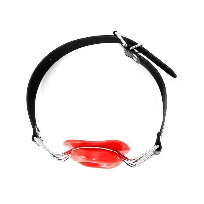 Restraints | Kiotos Kiotos Leather - Rode Mondknevel met Rode Lippen - Fascinerende Toevoeging voor Intiem Plezier