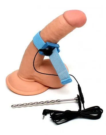 Rimba Electro Sex - Geribbelde Dilator En Elastische Penis Strap | Rimba Electro Play Male Sex Toys