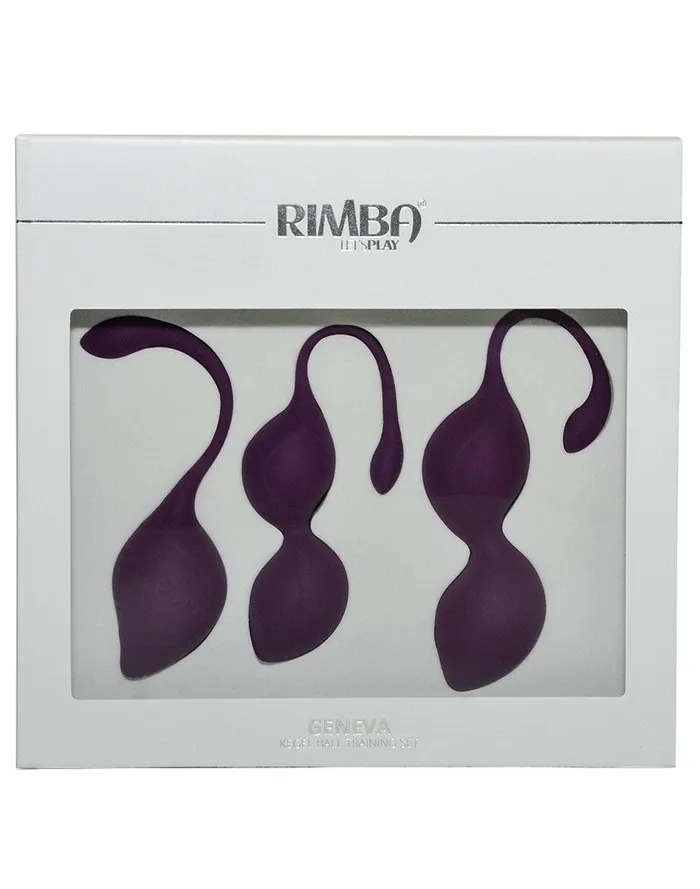 Rimba Female Sex Toys | Rimba - Kegel Balletjes Bekkenbodem Trainings Set Geneva - Paars