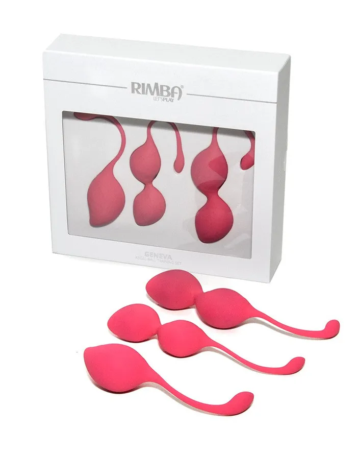 Rimba Female Sex Toys | Rimba - Kegel Balletjes Bekkenbodem Trainings Set Geneva - Roze