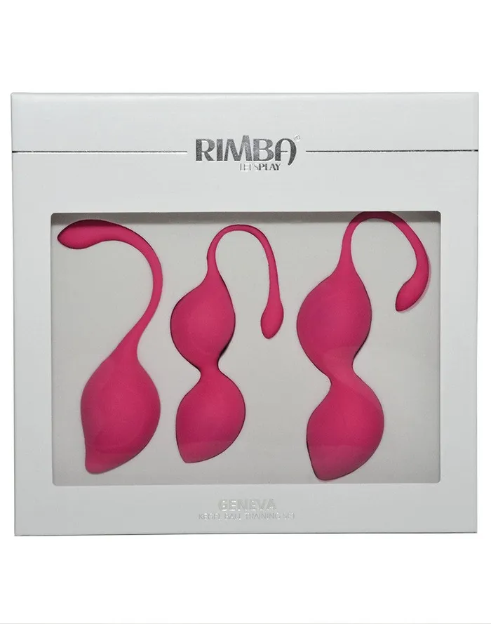 Rimba Female Sex Toys | Rimba - Kegel Balletjes Bekkenbodem Trainings Set Geneva - Roze