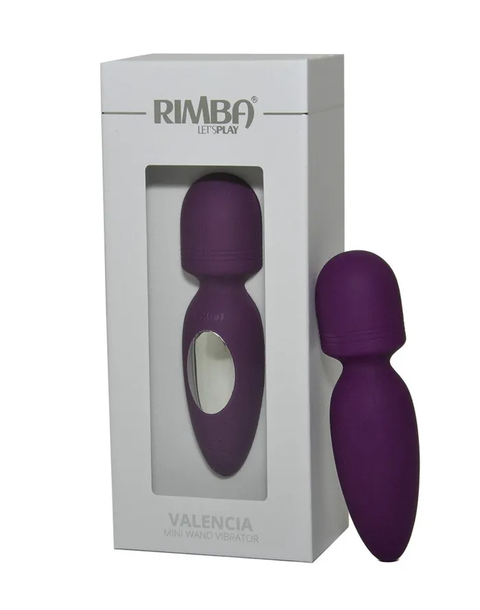 Rimba Female Sex Toys | Rimba - Valencia - Mini Wand Vibrator - Paars