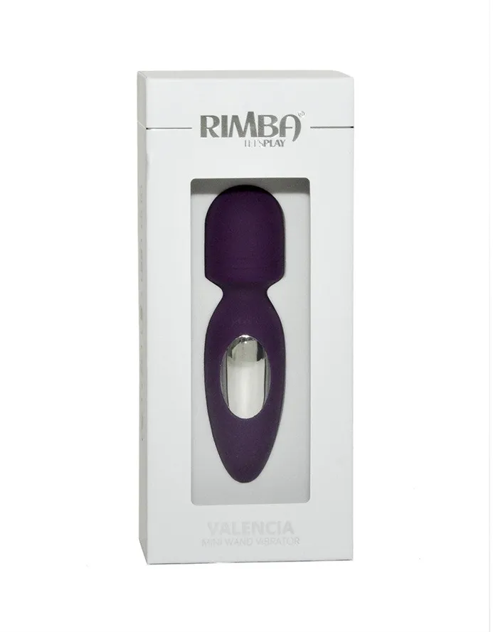 Rimba Female Sex Toys | Rimba - Valencia - Mini Wand Vibrator - Paars