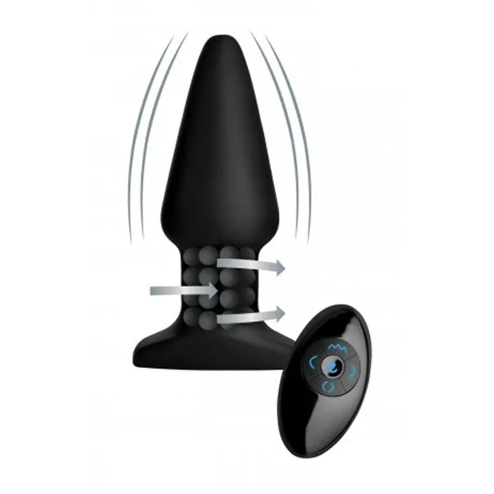 Rimmers Anal | Rimmers - Model R - Gladde Rimming Plug Met Afstandsbediening - Zwart