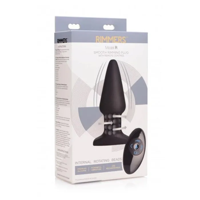 Rimmers Anal | Rimmers - Model R - Gladde Rimming Plug Met Afstandsbediening - Zwart