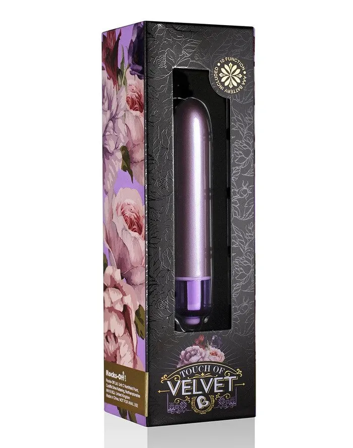 Rocks-off - Touch of Velvet - Bullet Vibrator - Soft Lilac | Rocks Off Female Sex Toys