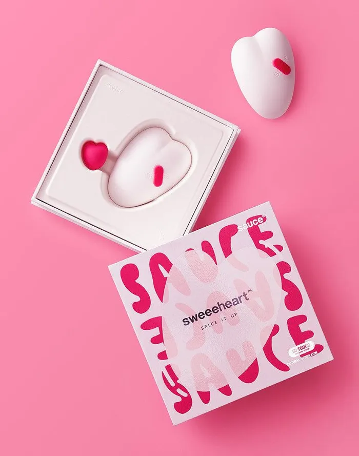 Sauce Sauce - Sweeeheart - Clitorisvibrator - Wit/Roze | Vibrators