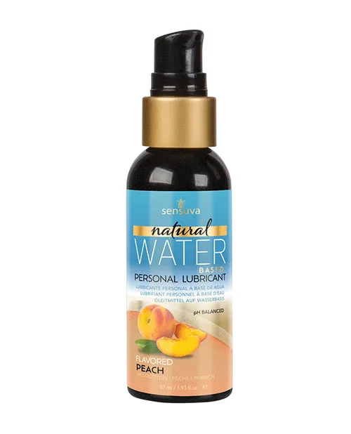 Sensuva Natural Water Based Personal Lubricant 2 oz Peach Sensuva Sexual Health Wellbeing