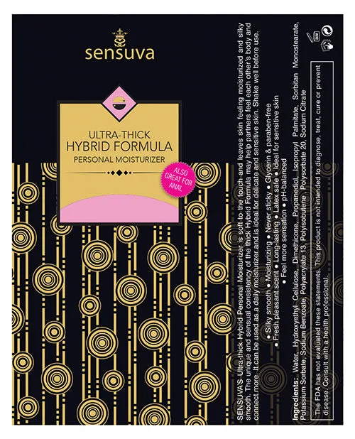 Sensuva Sensuva Ultra Thick Hybrid Personal Moisturizer 3.38 oz - Assorted Scents | Female Sex Toys