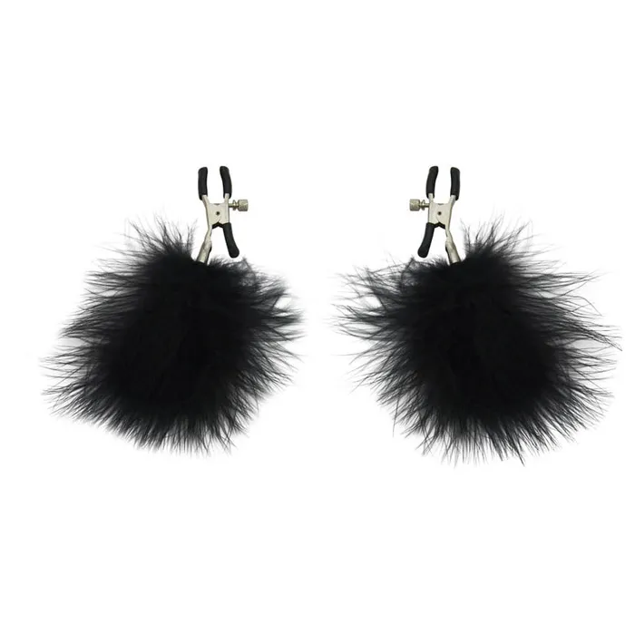 Sex & Mischief Feathered Nipple Clamps | Sportsheets Couples