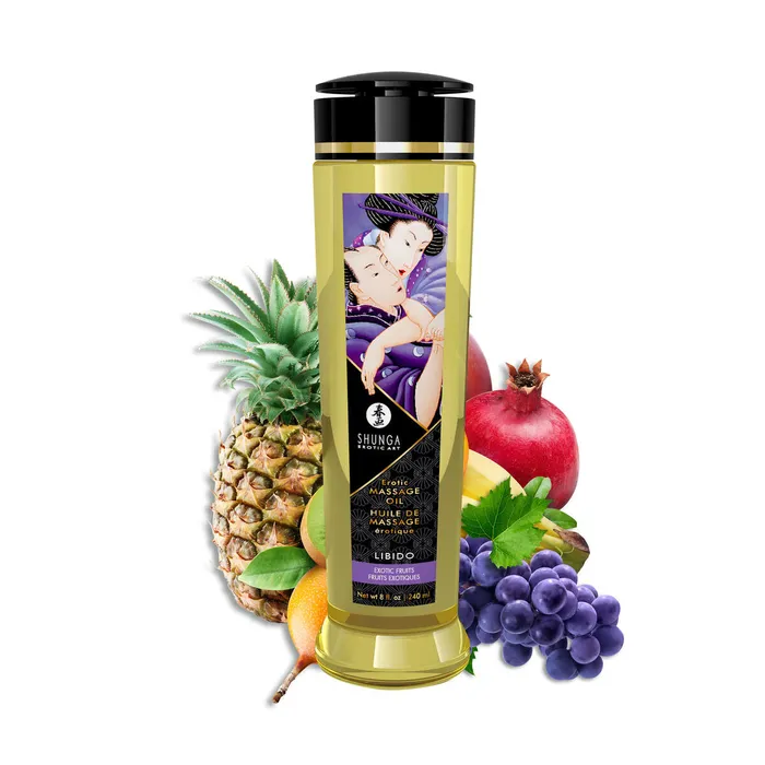 Shunga Vibrators | Olio per Massaggio Erotico Shunga Frutta Esotica (240 ml)