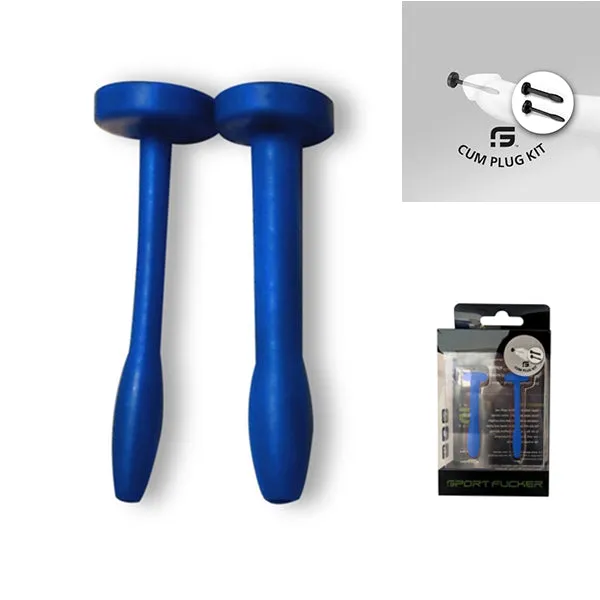 Sport Fucker Anal | Sport Fucker - Cum Play Kit Spermstoppers - Siliconen - Blauw