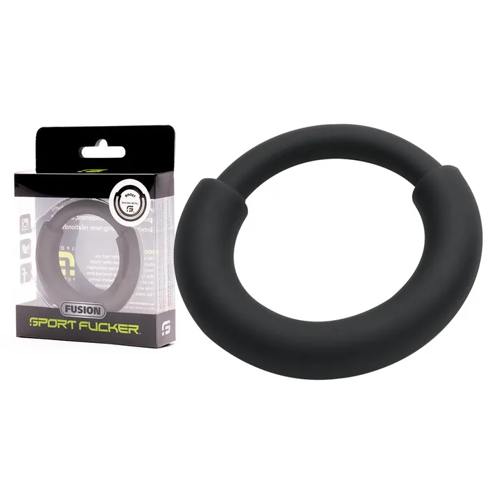 Sport Fucker Fusion Ring Siliconen Cockring met RVS binnenring 3 maten Sport Fucker Male Sex Toys