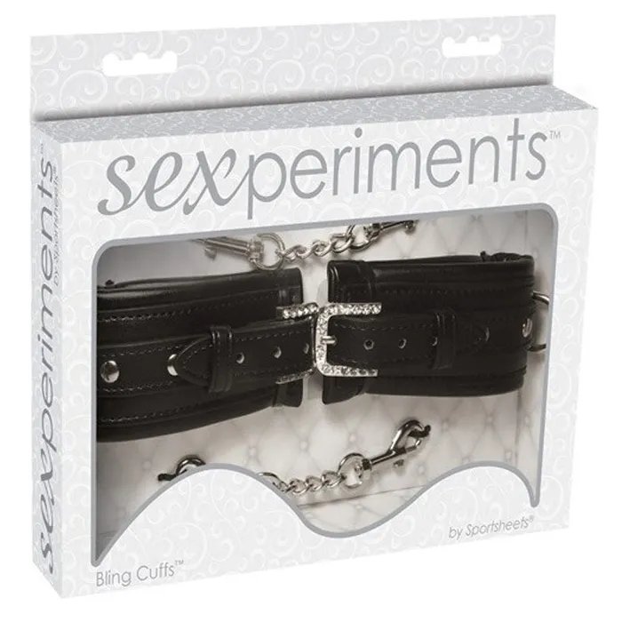 Sportsheets Couples Sex Mischief Bling Cuffs