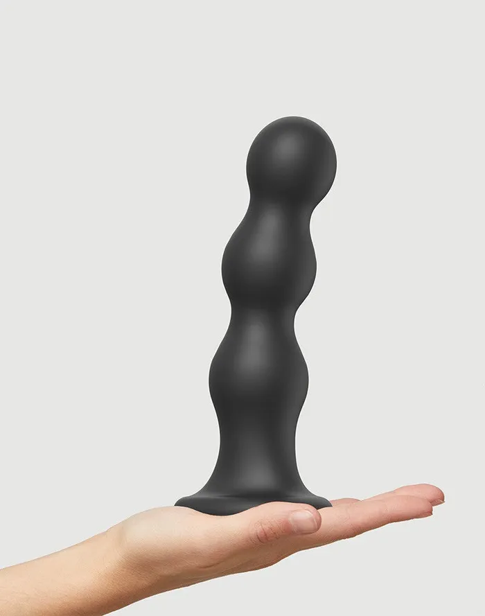 StrapOnMe Female Sex Toys StrapOnMe Dildo Plug Balls Zwart