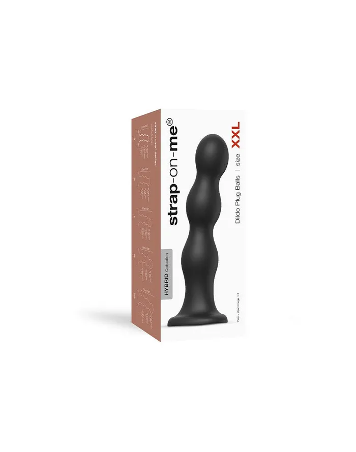 Strap-On-Me Female Sex Toys | Strap-On-Me - Dildo Plug Balls - Zwart