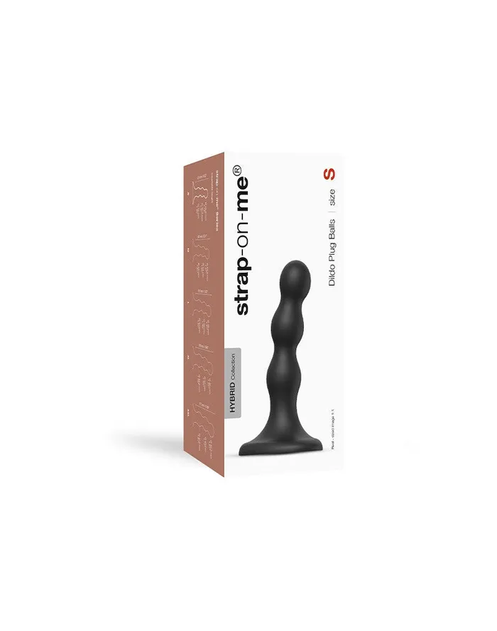 Strap-On-Me Female Sex Toys | Strap-On-Me - Dildo Plug Balls - Zwart