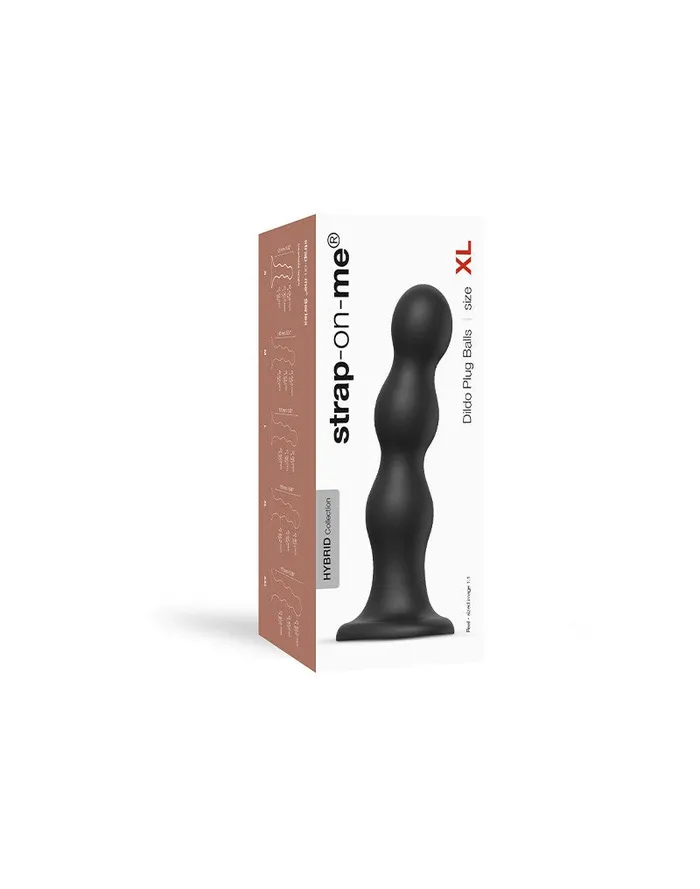 Strap-On-Me Female Sex Toys | Strap-On-Me - Dildo Plug Balls - Zwart