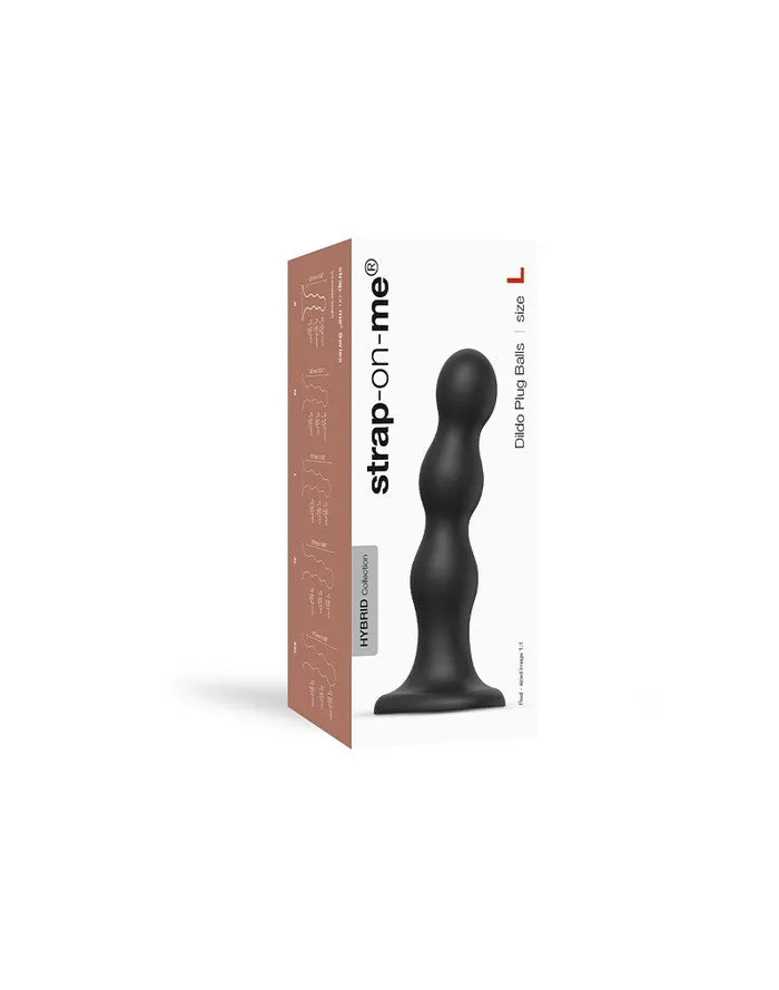 Strap-On-Me Female Sex Toys | Strap-On-Me - Dildo Plug Balls - Zwart