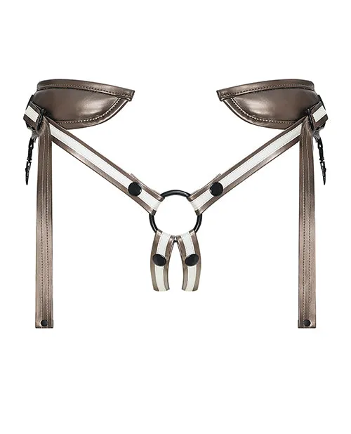 Strap On Me Leatherette Harness Desirous - Bronze O/S | Strap-On-Me Female Sex Toys