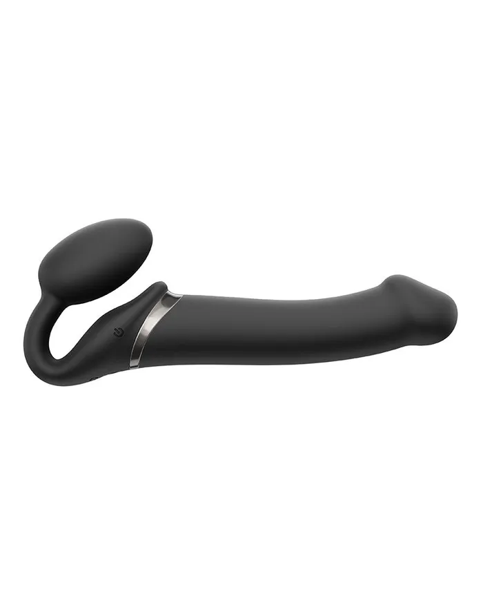 StrapOnMe Vibrerende Strapless Strapon Voorbinddildo Met 3 motoren Zwart StrapOnMe Female Sex Toys