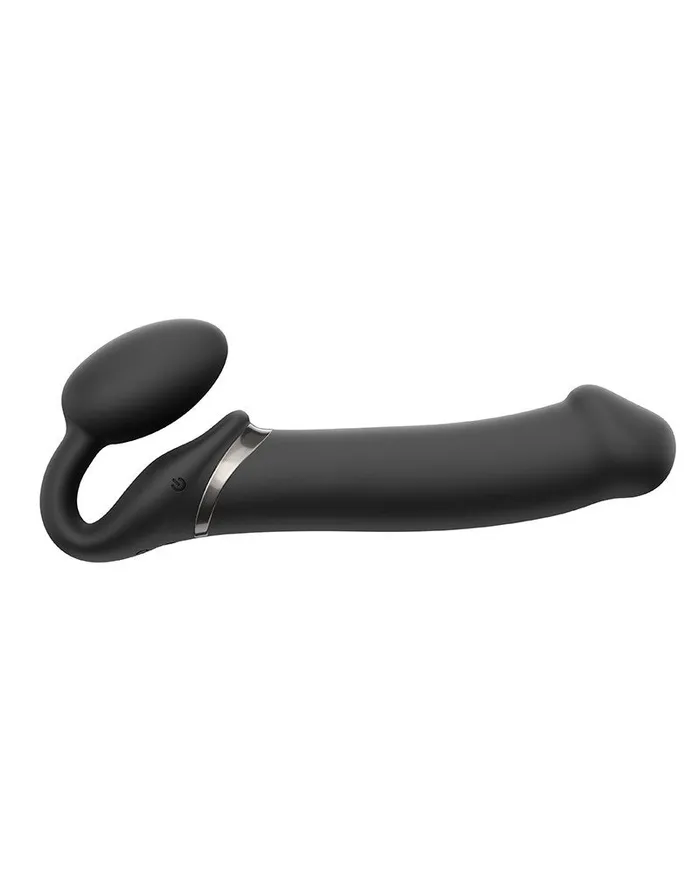 Strap-On-Me - Vibrerende Strapless Strapon - Voorbinddildo Met 3 motoren - Zwart | Strap-On-Me Female Sex Toys