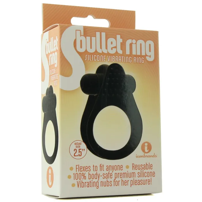 The 9s S Bullet Silicone Vibrating Cockring Icon Brand Female Sex Toys