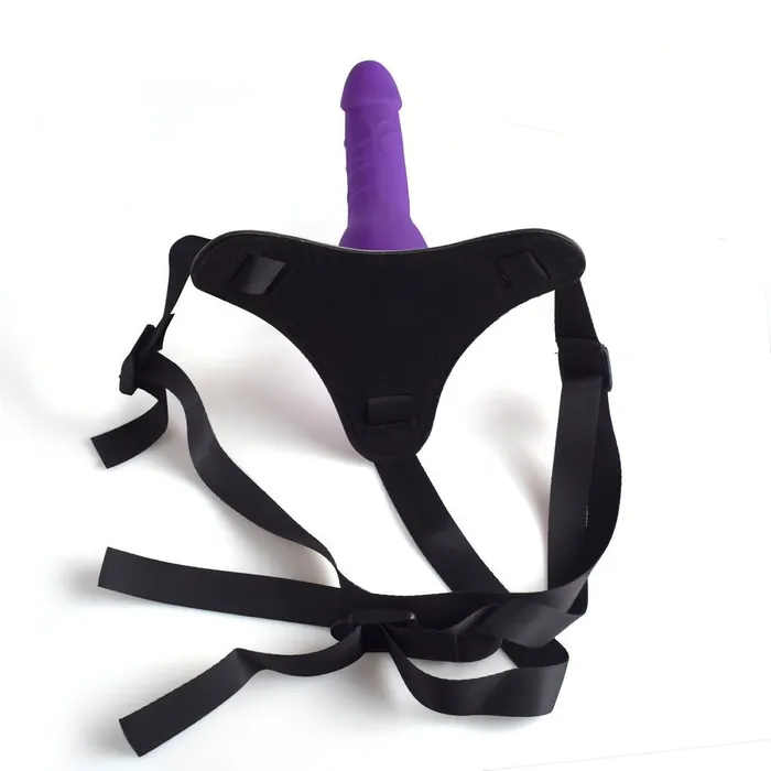 Toyz4lovers Female Sex Toys | Strap-on in silicone con sistema Hung-In - 5.5'', Viola