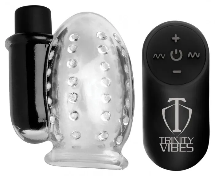 Trinity Vibes Eikel Vibrator met afstandsbediening Transparant Trinity Vibes Vibrators