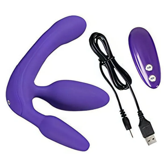 Trio Strapless Strap-On vibrante Triple Teaser | You2Toys Female Sex Toys