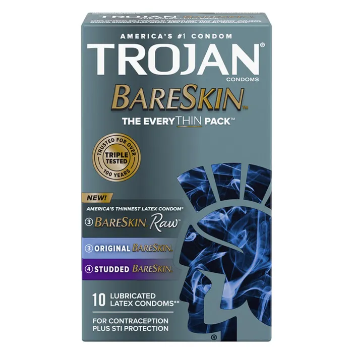 Trojan Condoms Vibrators Trojan Bareskin EveryTHIN Condoms