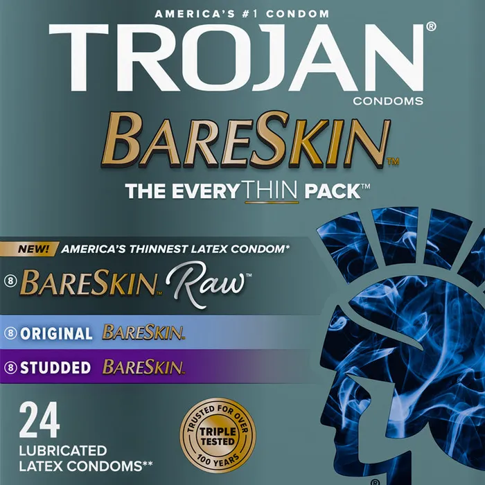 Trojan Condoms Vibrators | Trojan Bareskin EveryTHIN Condoms