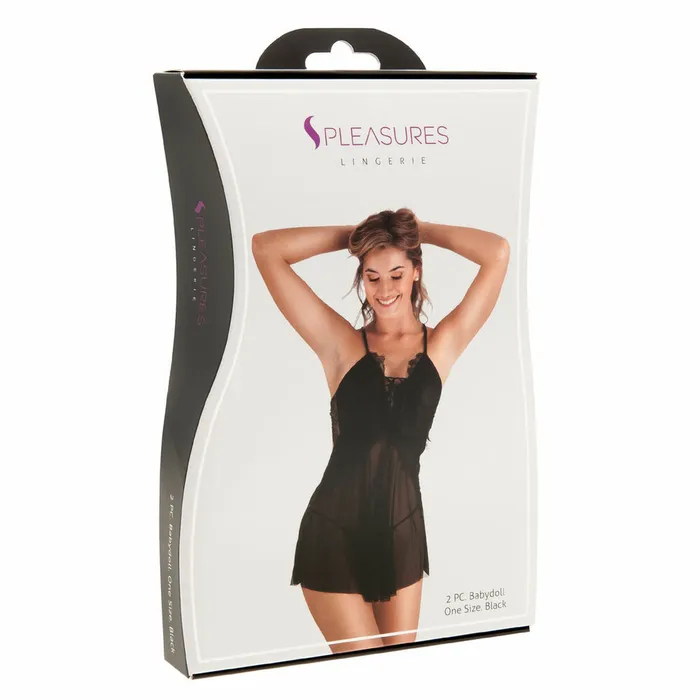 Vestito S Pleasures Nero Taglia unica S Pleasures Vibrators